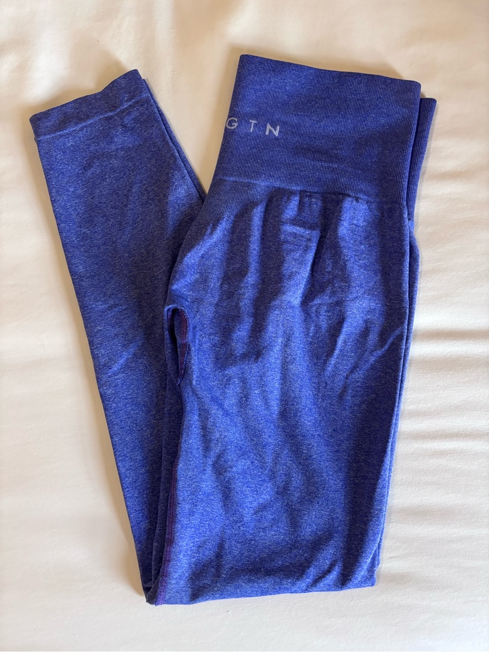 NVGTN Royal Blue High-Waist Seamless Leggings
